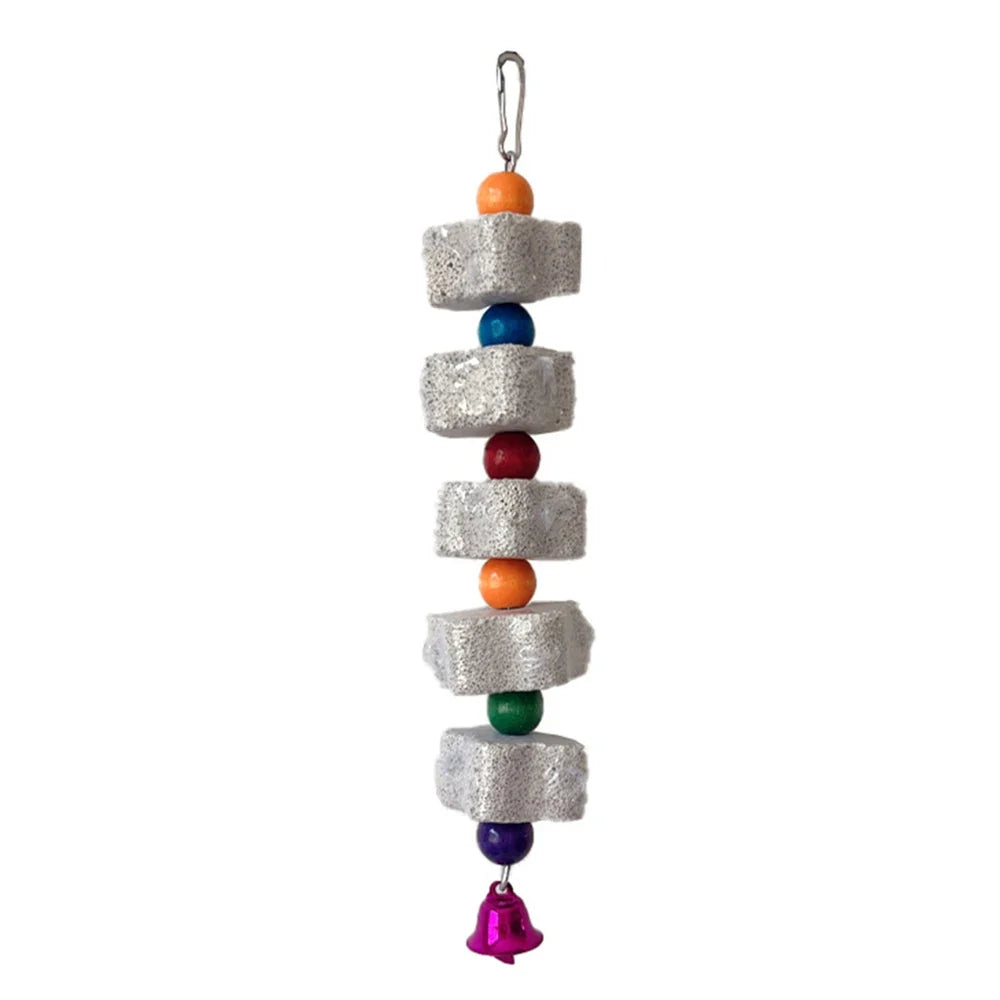 Parrot Chewing Plaything Bird Beak Grinding Stone – 6 Colors