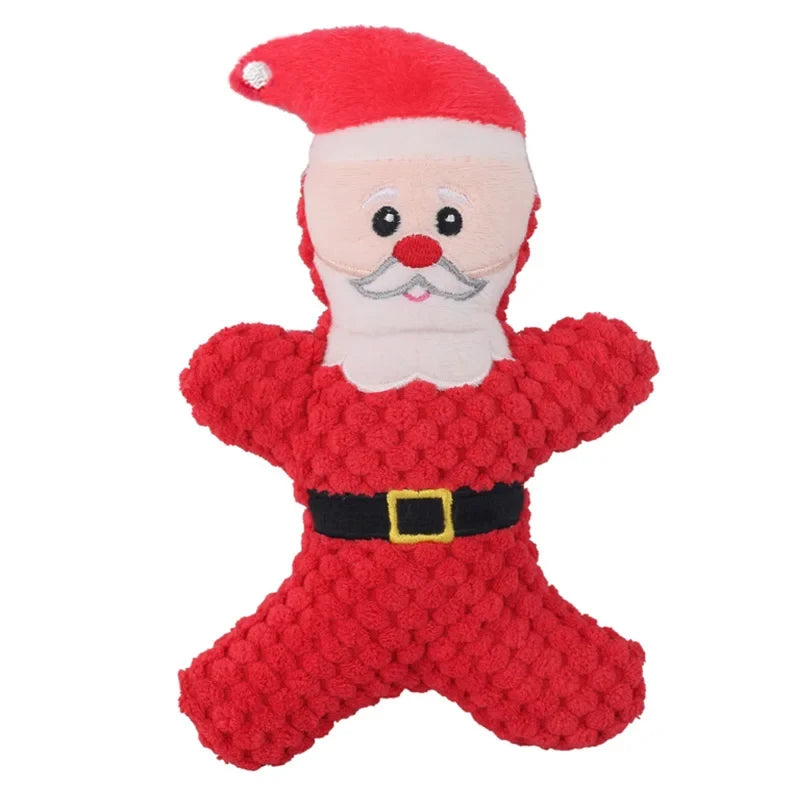 Pet Dog Plush Noise Chewing Toy Santa Elk - MyPetDollar.com