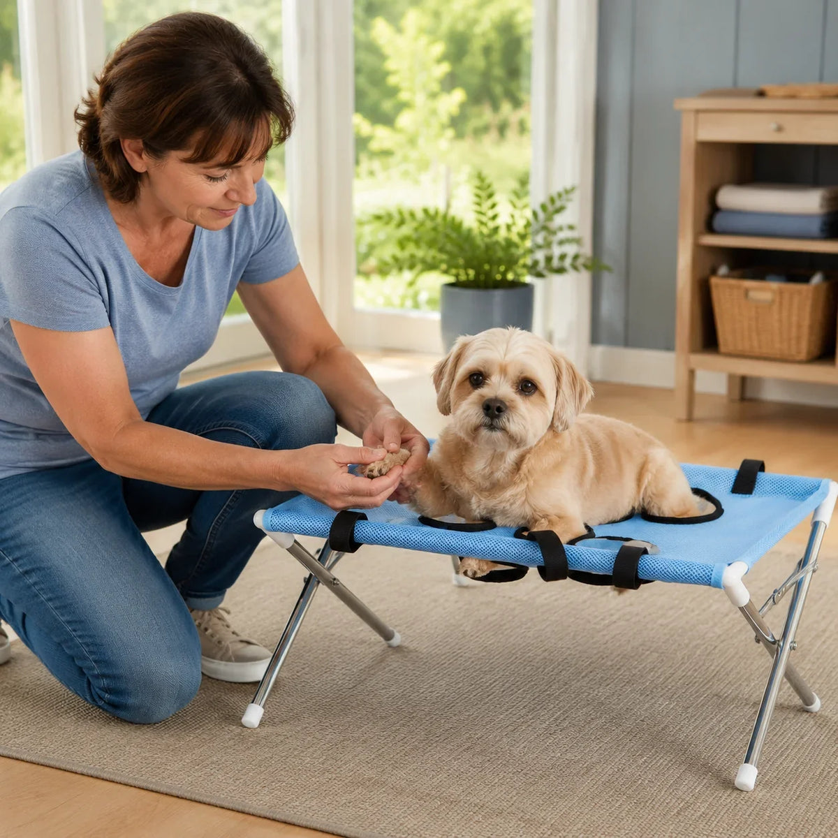 Portable Foldable Pet Grooming Stand - MyPetDollar.com