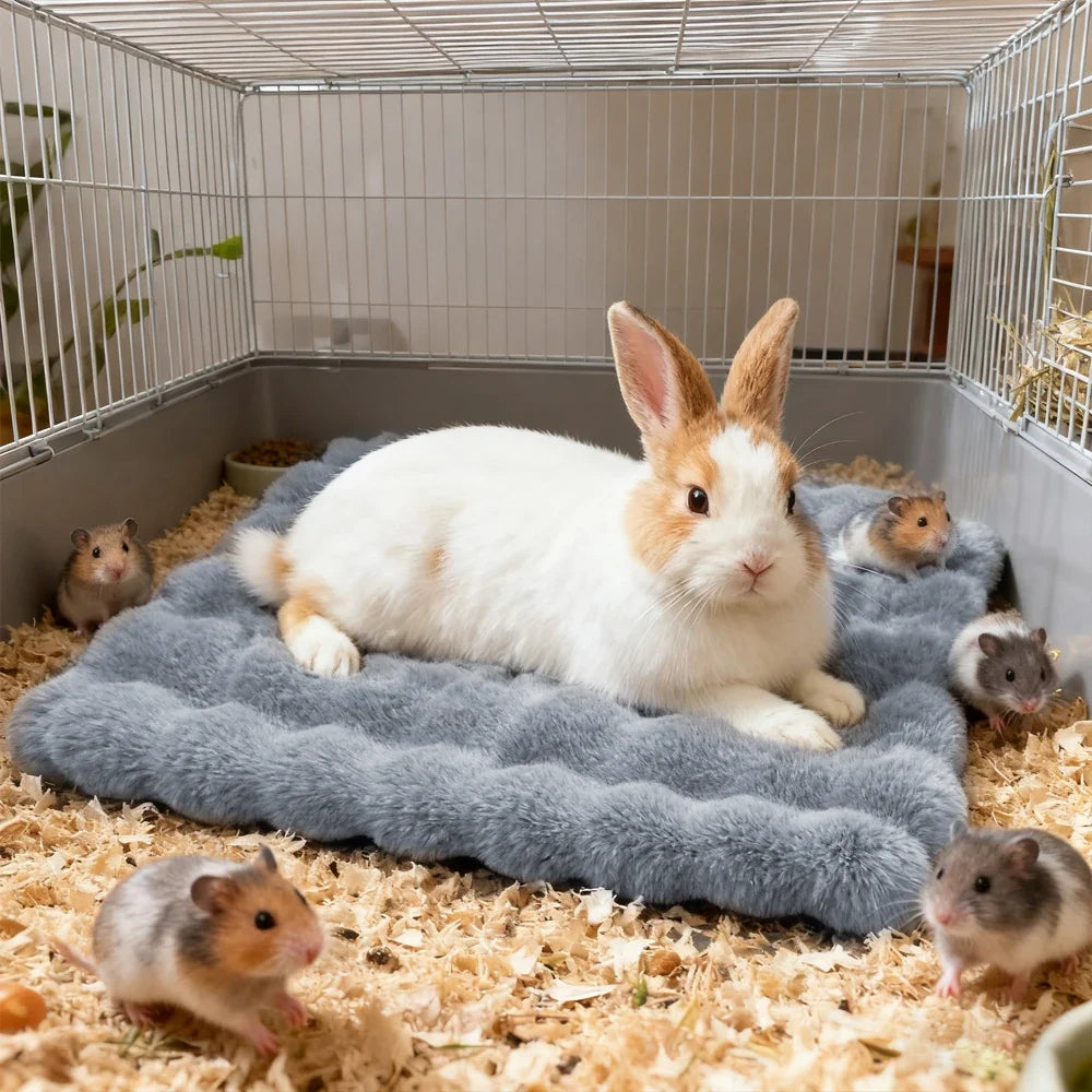 1PC Warm Winter Autumn Rabbit Mat Soft - MyPetDollar.com