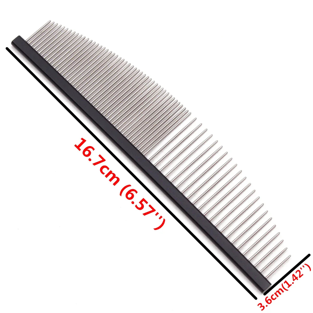 Pet Comb Aluminium Handle Dog Grooming Comb - MyPetDollar.com