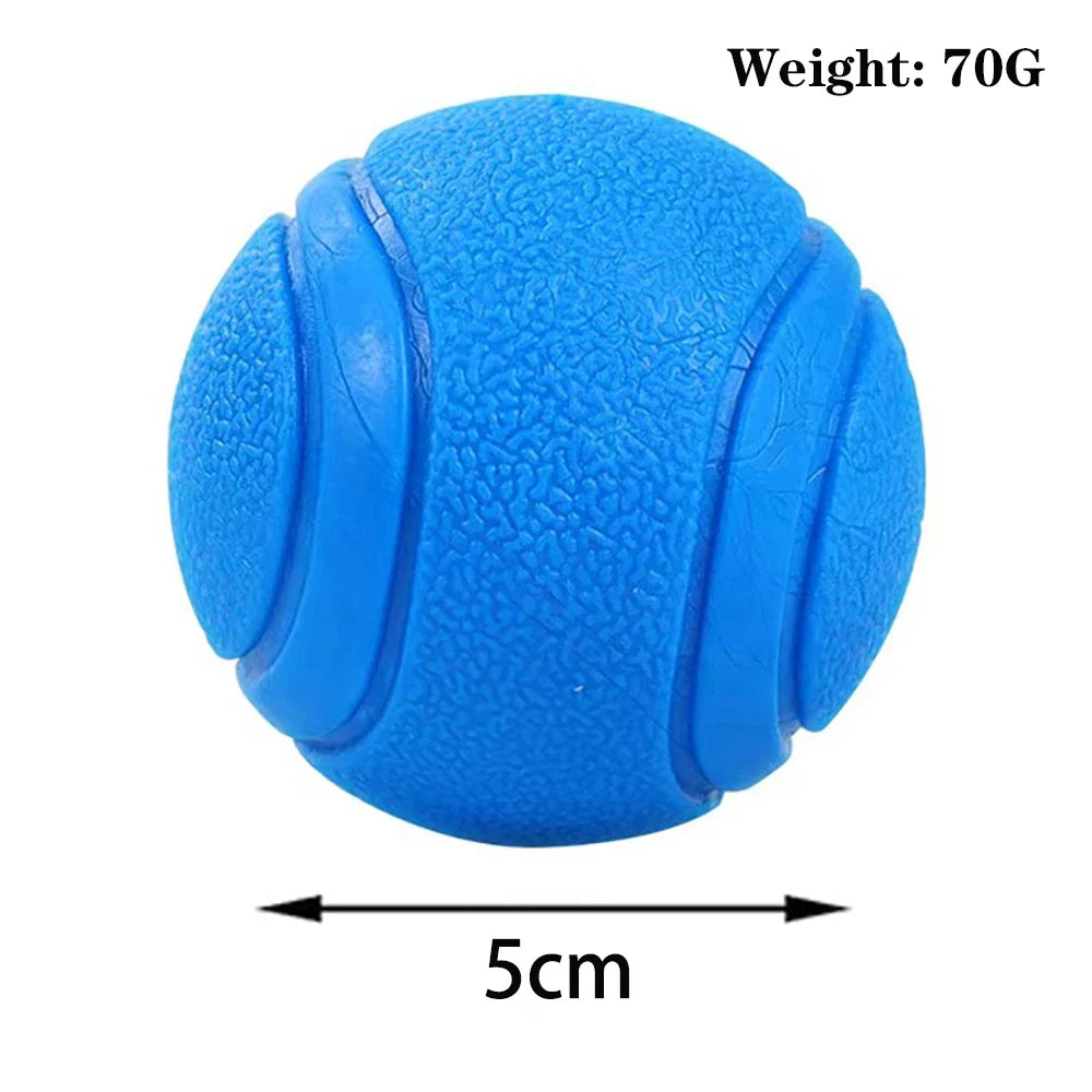 Rubber Pet Solid Elastic Toy Ball