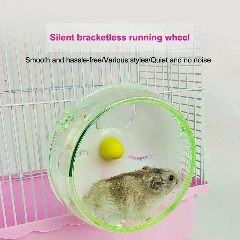 1Pc Hamster Running Disc Toy Silent Small - MyPetDollar.com