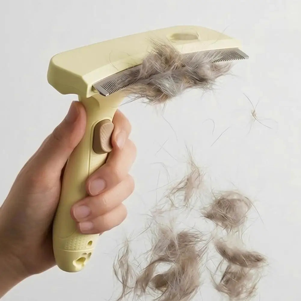 Cat Deshedding Comb Curved Pet Grooming - MyPetDollar.com