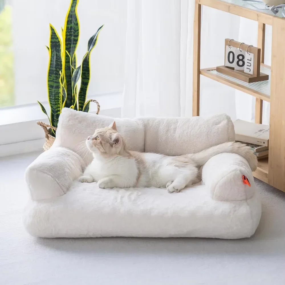 Ultra Soft Fluffy Pet Sofa Bed Cushion for - MyPetDollar.com