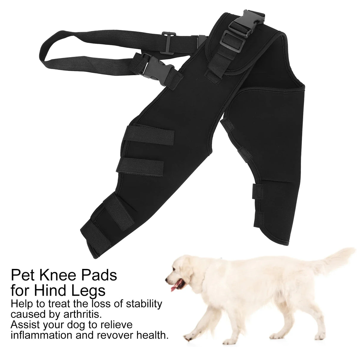 Pet Dog Hind Legs Protector Adjustable Knee - MyPetDollar.com