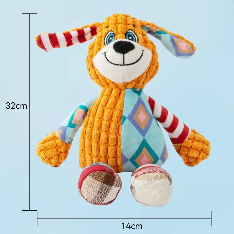 Dog Plush Toy Cute Fox Elephant Bite Resistant Interactive – Dog Toys & Play