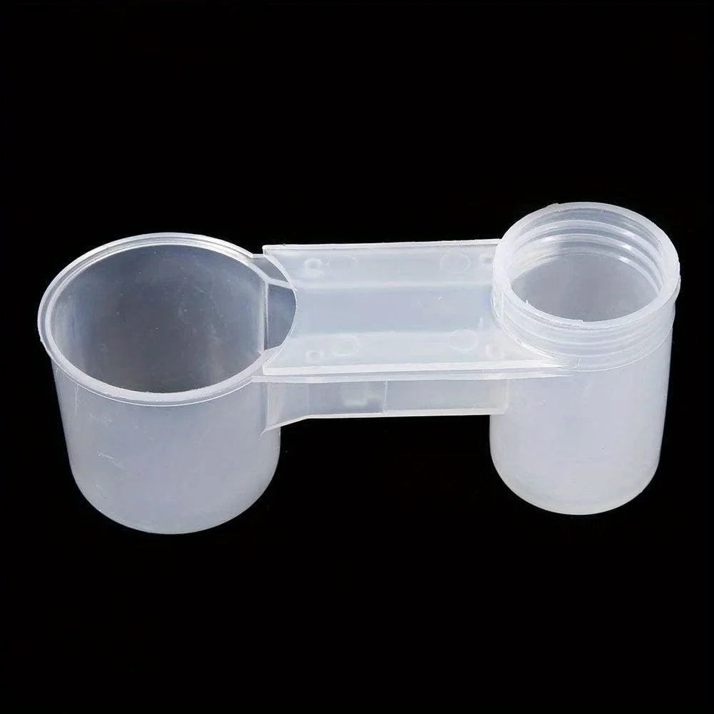 Plastic Practical for Bird Food Feeder Water Drinker Cup – 2 Colors