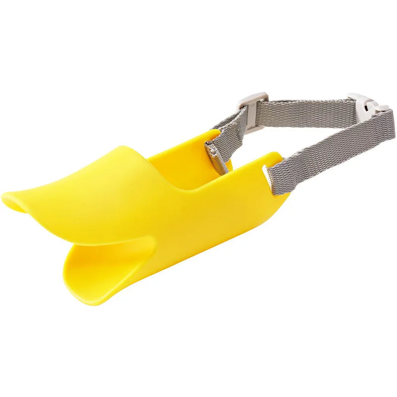 Adjustable Dog Silicone Duck Muzzle Anti - MyPetDollar.com