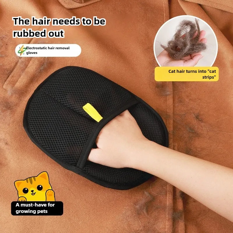Dog Glove Brush Cat Hair Glove Wool Removal - MyPetDollar.com