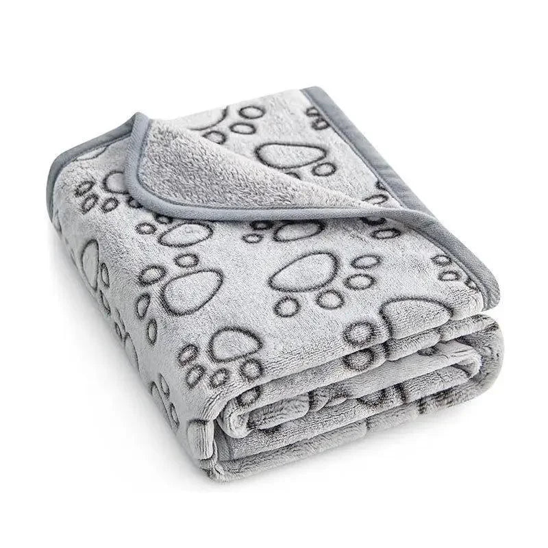 Pet blanket cushion, warm coral fleece cat - MyPetDollar.com