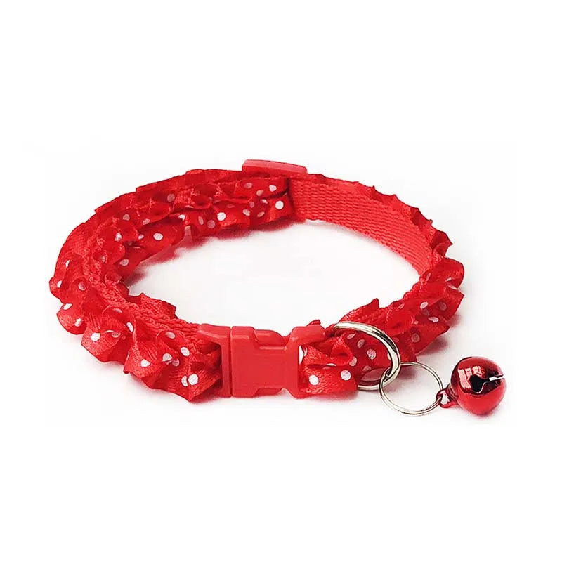 Cute Lace Sweet Pet Collar Necklace Dog Cat - MyPetDollar.com