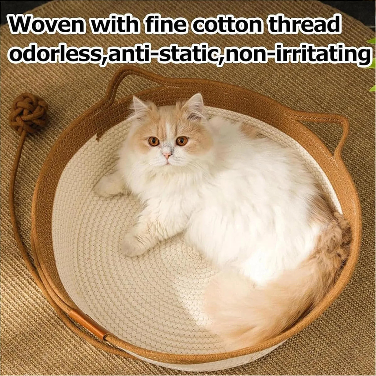 Instinct Basket for Cats, Stimuli Handwoven - MyPetDollar.com