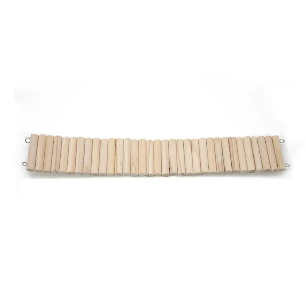 Bendable Hamster Climbing Ladder Wooden - MyPetDollar.com