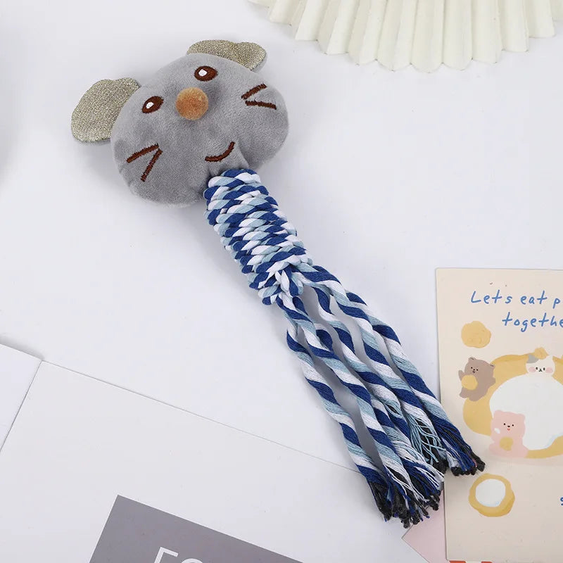 Dog Rope Plaything Bite Resistant Grinding Animal Interactive