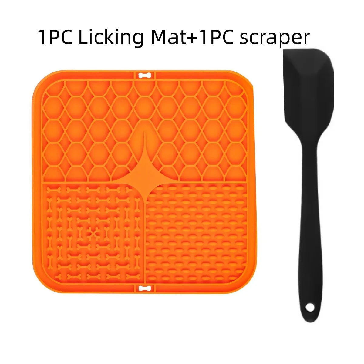 Pet Lick Silicone Mat for Dogs Slow Food Plate Bathing
