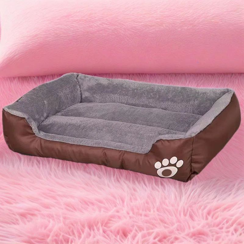 Coffee-Colored Stain-Resistant Kennel Paw - MyPetDollar.com