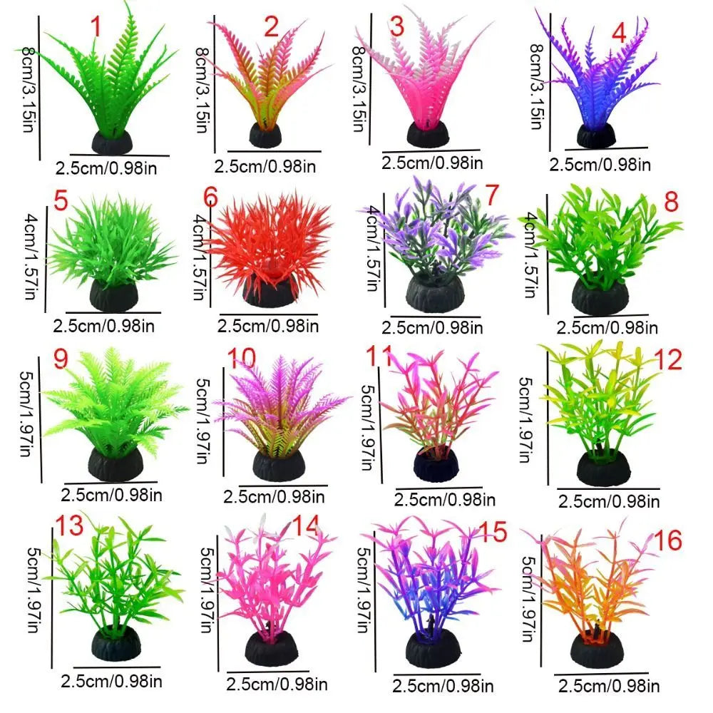 Decorative Artificial Aquatic Plants Mini - MyPetDollar.com