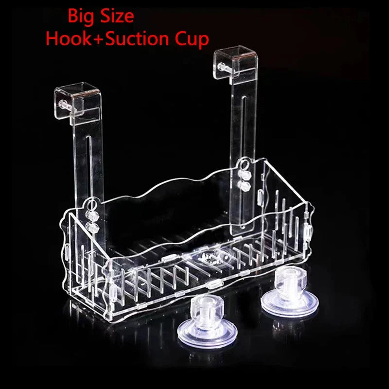 Hanging Fish Tank Crystal Acrylic Pot Polka - MyPetDollar.com