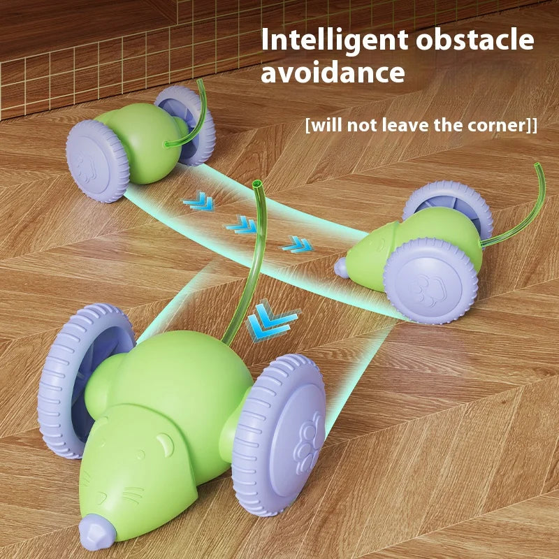Electric Mouse Car Pet Toys Interactive Cat - MyPetDollar.com
