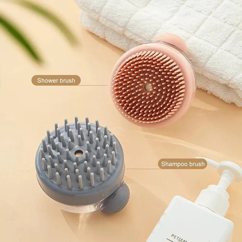 1pc Pet Bath Brush Soft Silicone With - MyPetDollar.com