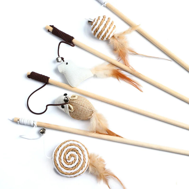 1PC Teaser Feather Toys Kitten Funny - MyPetDollar.com