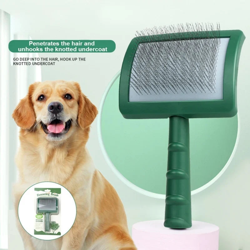 Extra Long Pin Slicker Brush for Large Dog - MyPetDollar.com