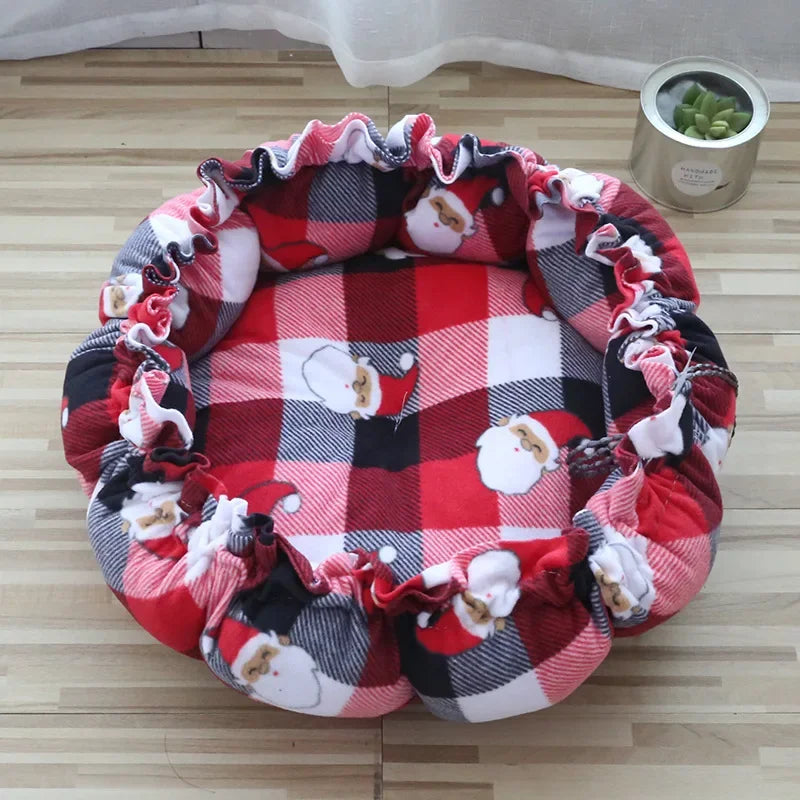 Soft Cat Bed Fluffy Adjustable Cat Cushion - MyPetDollar.com