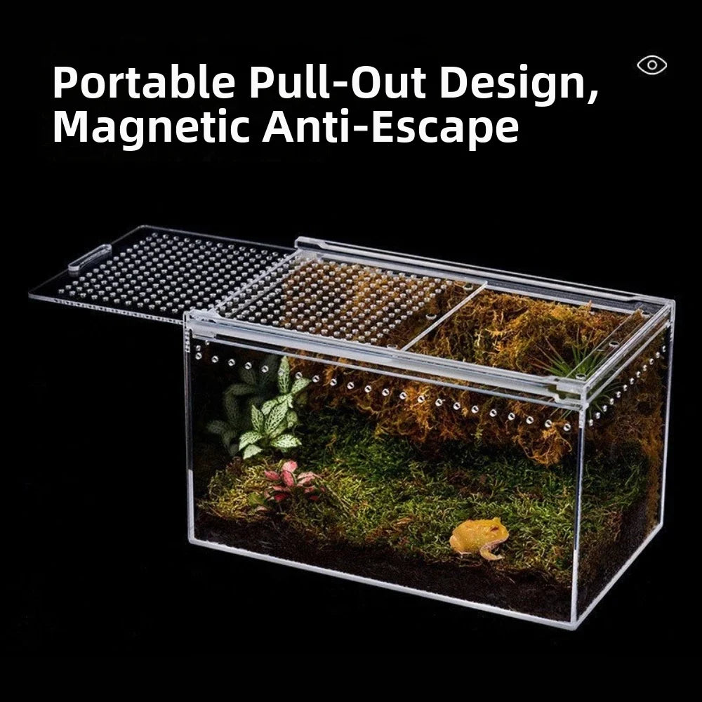 Transparent Reptiles Terrarium Ventilated - MyPetDollar.com