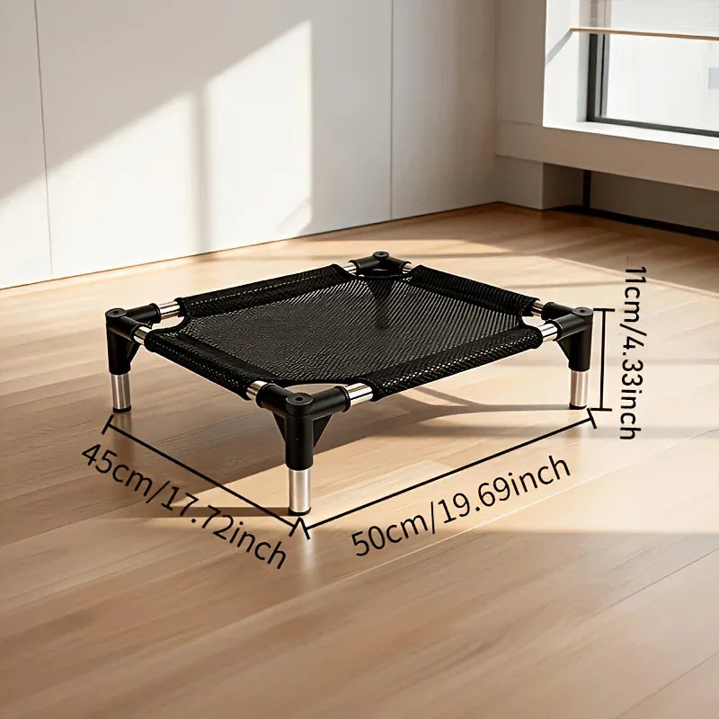 Outdoor Elevated Dog Bed Breathable Hanging Bed – 2 Colors