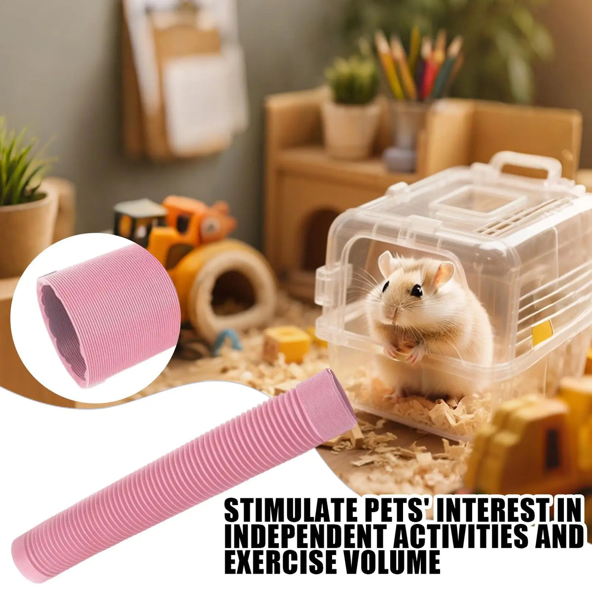 Hamster Play Tunnel Retractable Play Tunnel - MyPetDollar.com