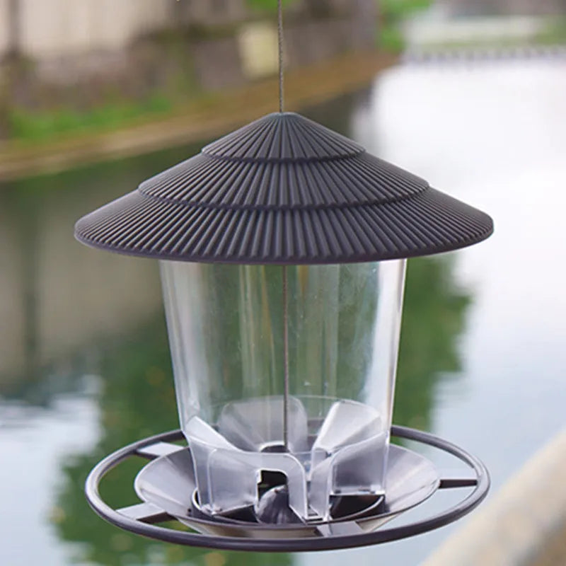 Waterproof Garden Gazebo Hanging Wild Bird Food Feeder