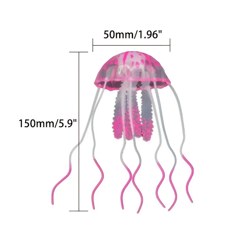 Artificial Fluorescent Simulation Jellyfish, - MyPetDollar.com