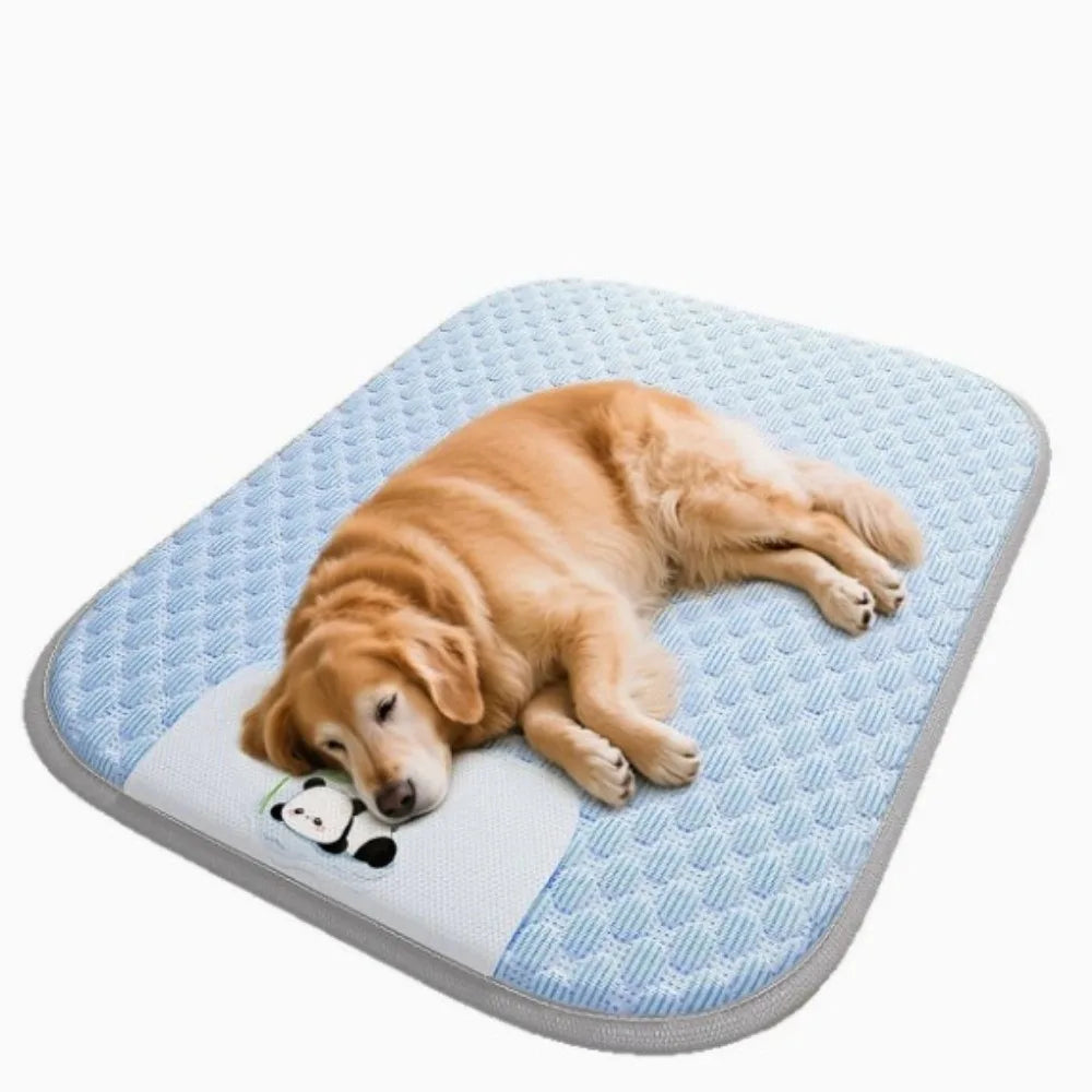 Pet Accessories Breathable Dog Cool Mat Soft Anti Slip Sleep – 2 Colors