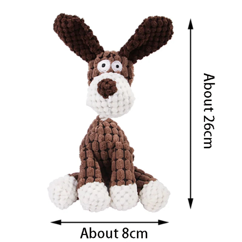 Dog Toys Puppy Squeaker Squeaky Plush Bone – Dog Supplies