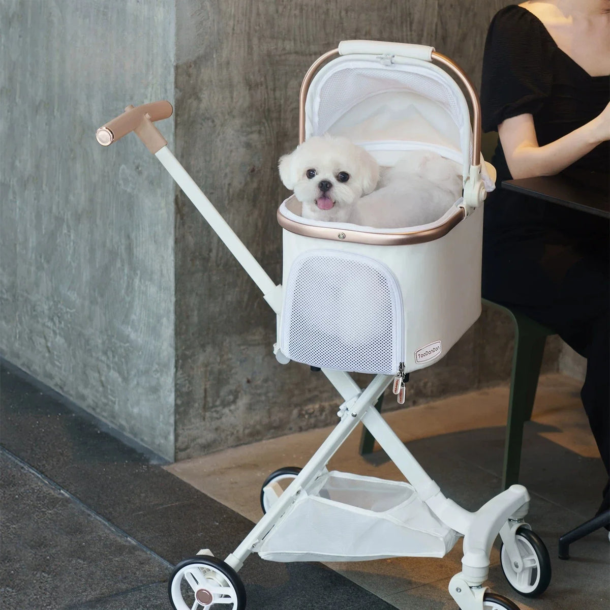 Foldable Detachable Pet Stroller Lightweight - MyPetDollar.com