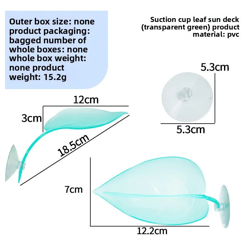 Reptile Leaf Bedding – Mini Suction Cup – 6 Colors