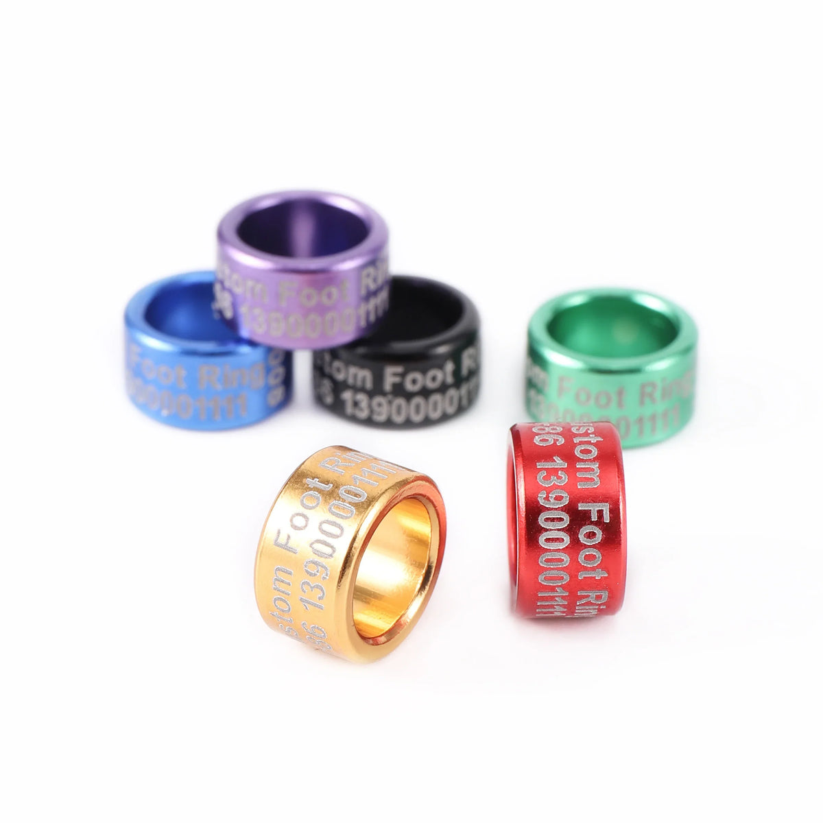 DIY Custom 8/10mm Pigeon Foot Ring - MyPetDollar.com