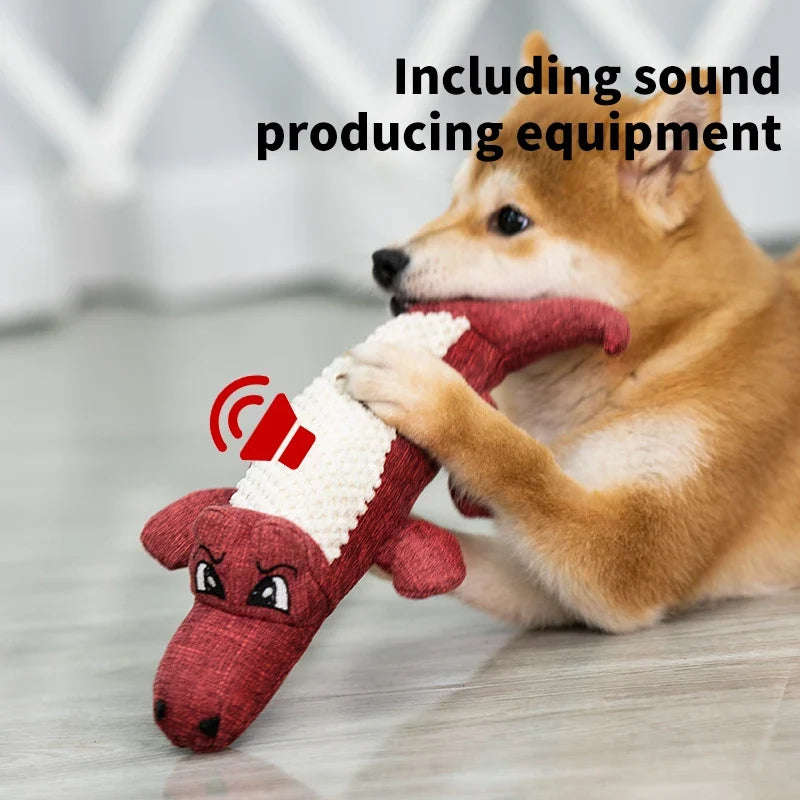 Pet Chew Toys Interactive Cartoon Animal - MyPetDollar.com