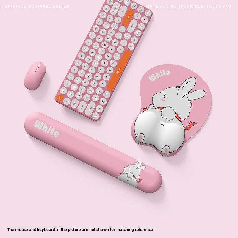 Kawaii Animals Style Girl Ergonomics Mouse - MyPetDollar.com