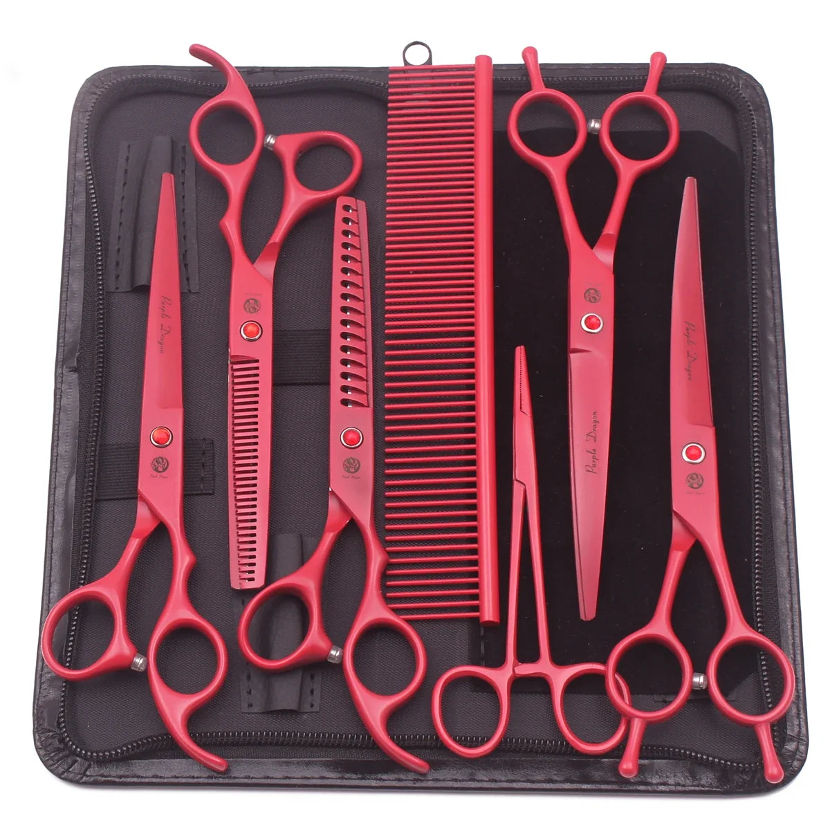 Purple Dragon Dog Grooming Scissors Kit 7" - MyPetDollar.com