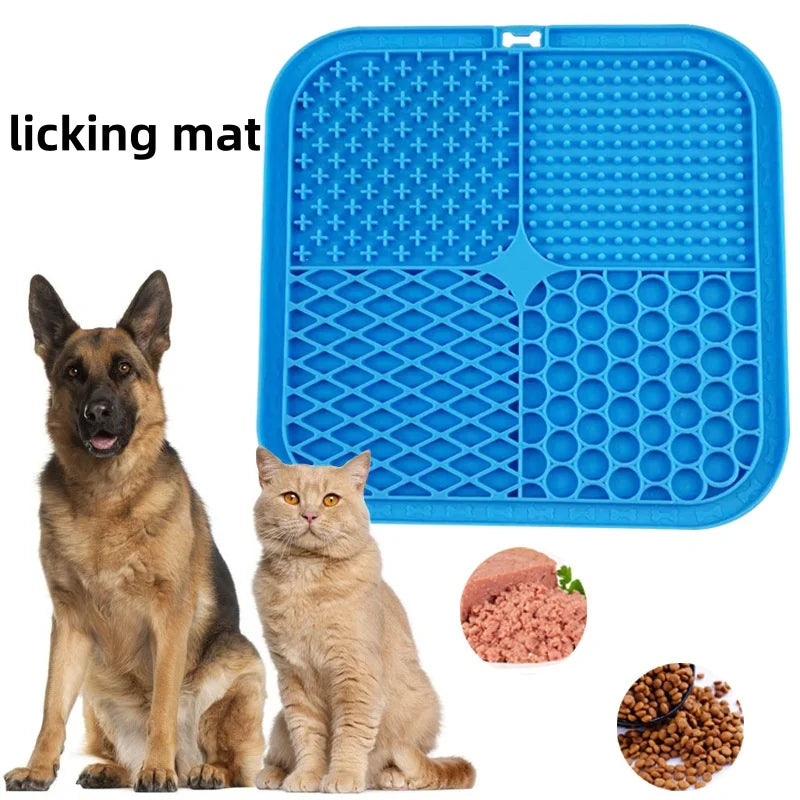 Silicone Dog Lick Mat Anti-Slip Sucker Slow - MyPetDollar.com