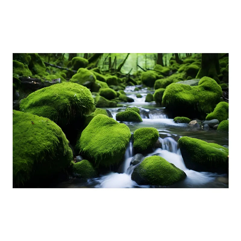 Realistic 3D Green Moss Tree Root Aquarium - MyPetDollar.com