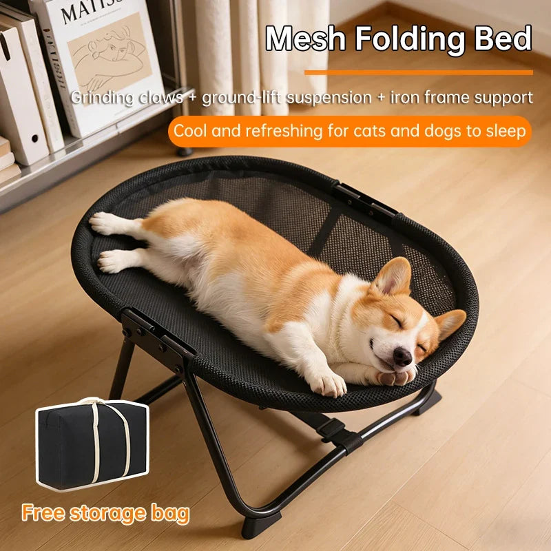 Pet Cot Cooling Elevated Dog Bed Portable - MyPetDollar.com