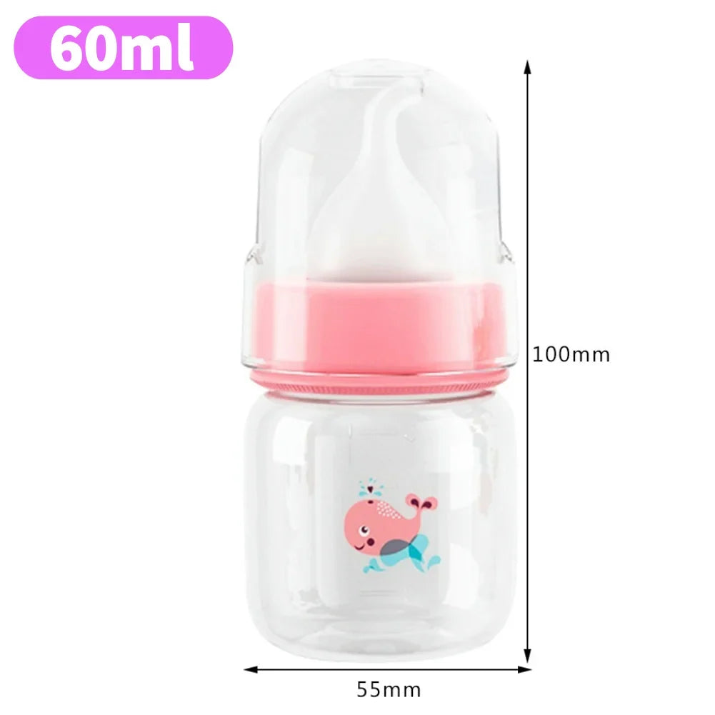 Small Pet Feeding Bottle 60ml 125ml Baby Cat & Dog Food Feeder