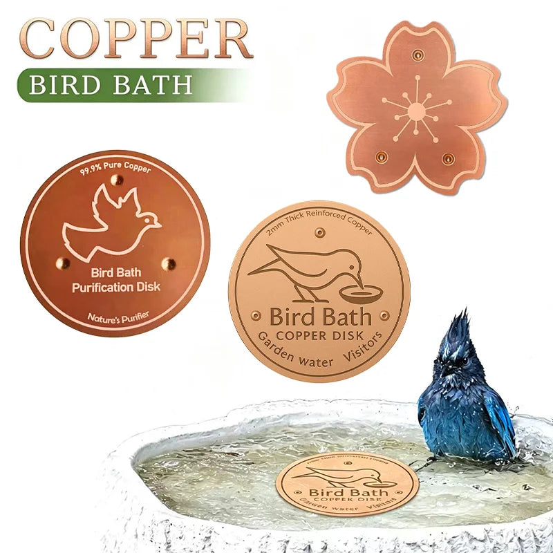 Pure Copper Bird Bath Purification Disc, - MyPetDollar.com