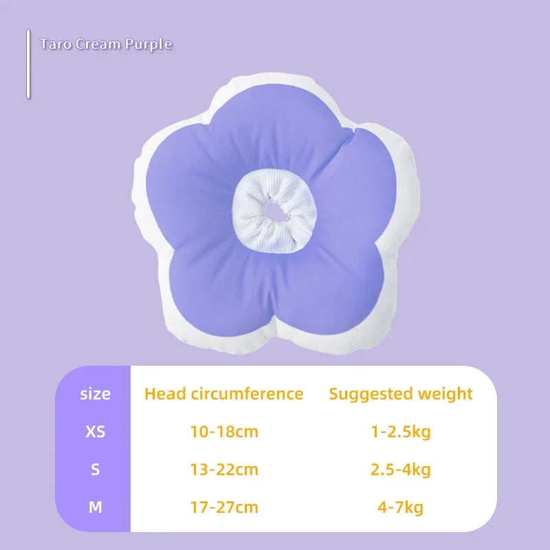 HOOPRT Cat Flower Elizabeth Cotton Neck Pet - MyPetDollar.com