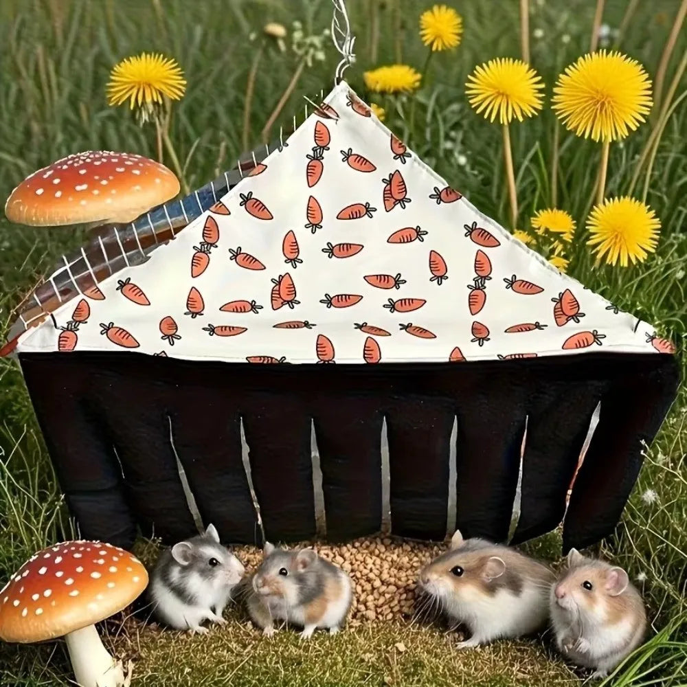 Cozy Washable Pet Hideaway Tent Carrot - MyPetDollar.com