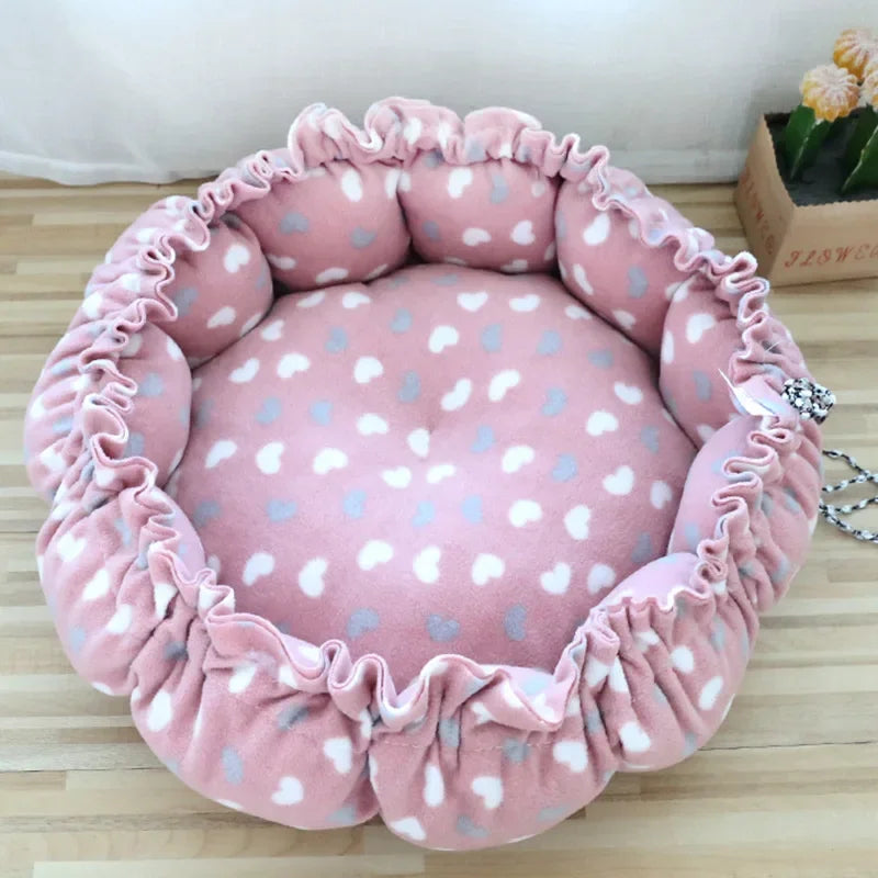 Soft Cat Bed Fluffy Adjustable Cat Cushion - MyPetDollar.com