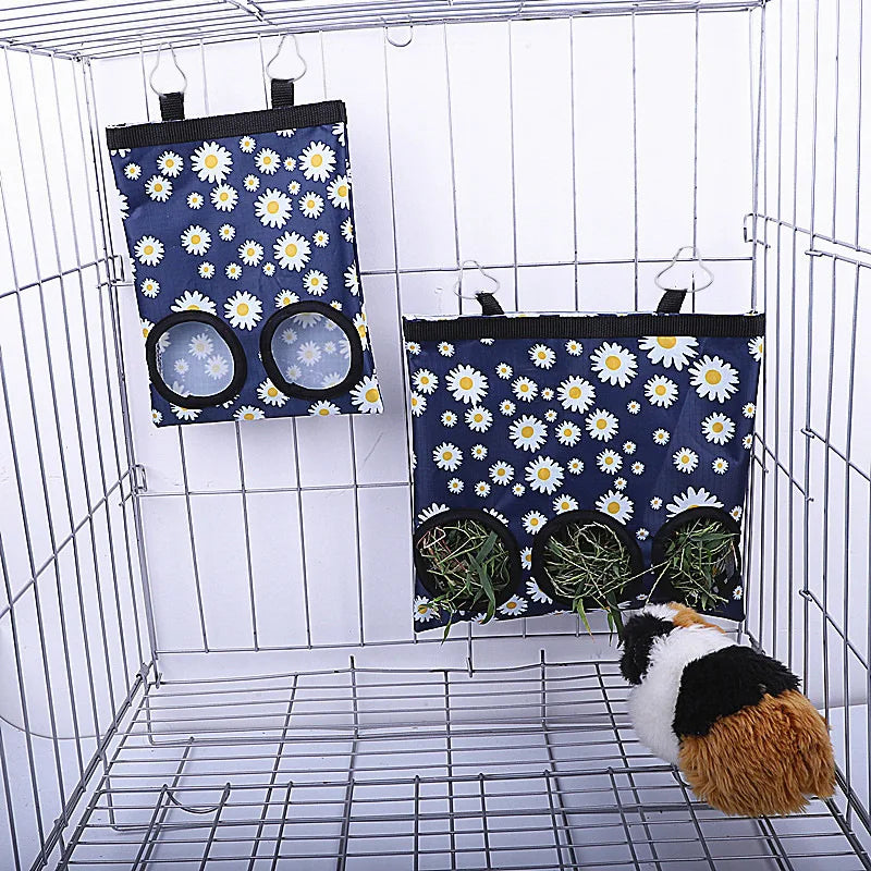 Hanging Dry Grass Feeder Bag for Rabbit, - MyPetDollar.com
